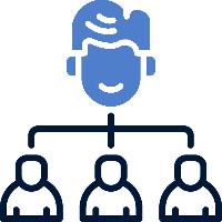 head hierarchy icons