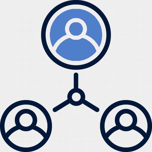 connecting people icon